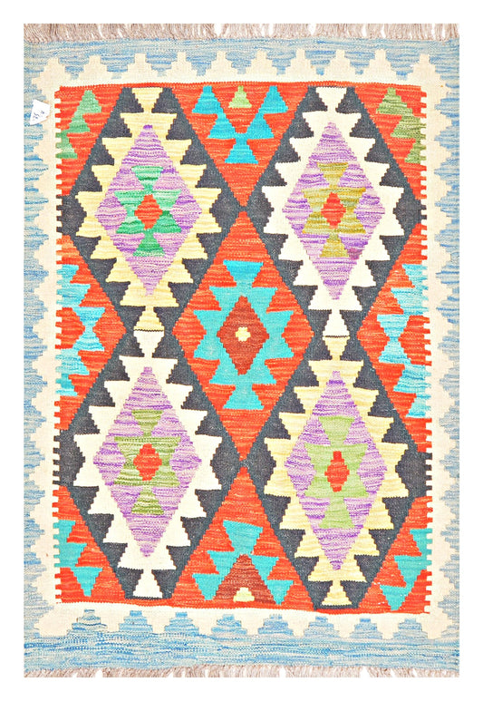 Afghan Kilim - 3x5 ft