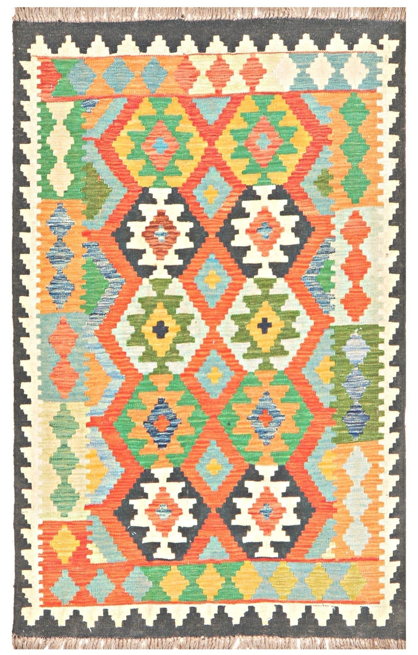 Afghan Kilim - 3x5 ft