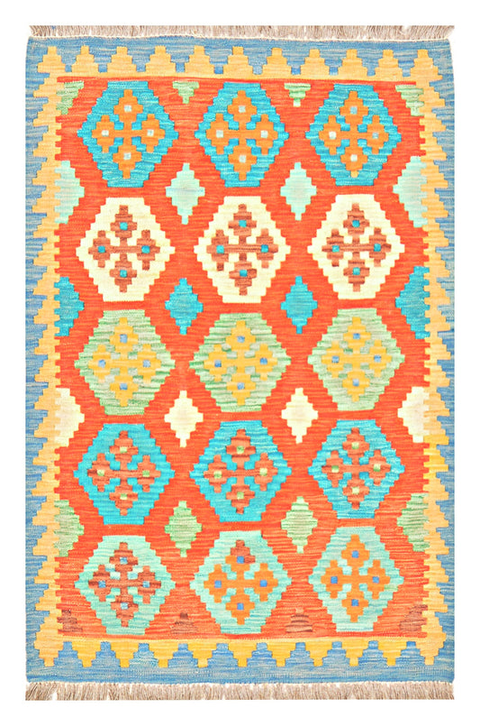 Afghan Kilim - 3x5 ft