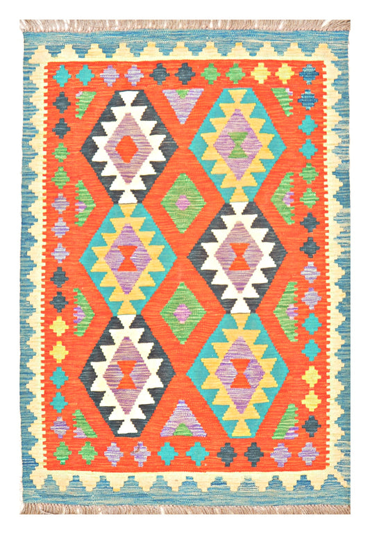 Afghan Kilim - 3x5 ft