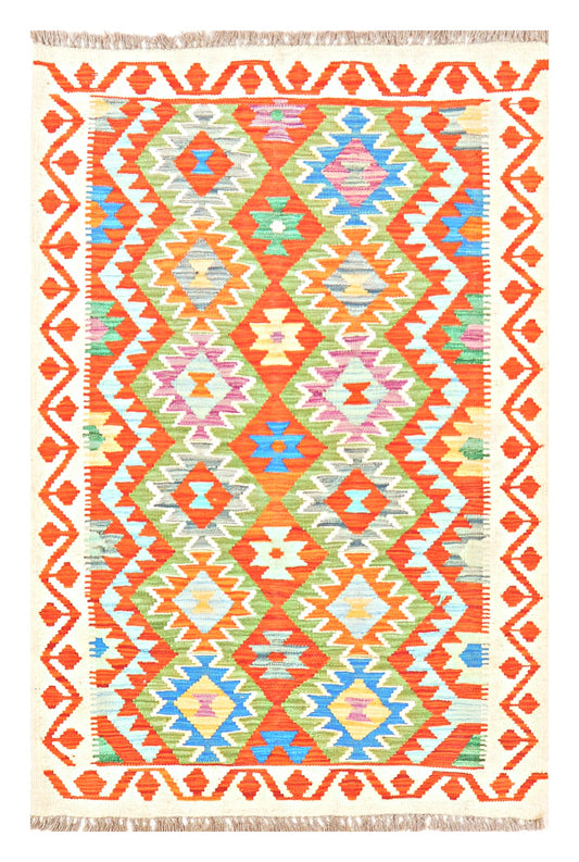Afghan Kilim - 3x5 ft