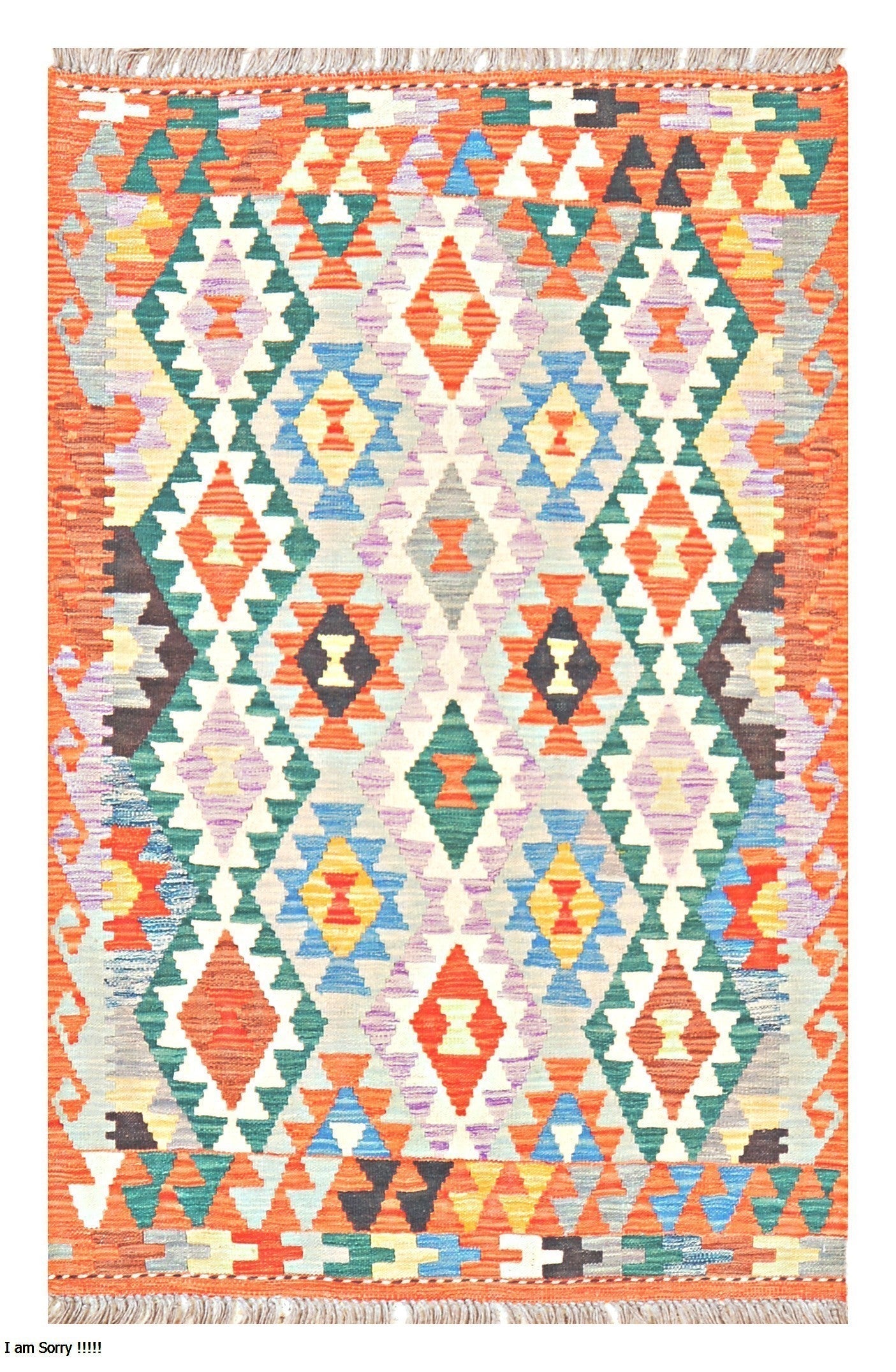 Afghan Kilim - 3x5 ft