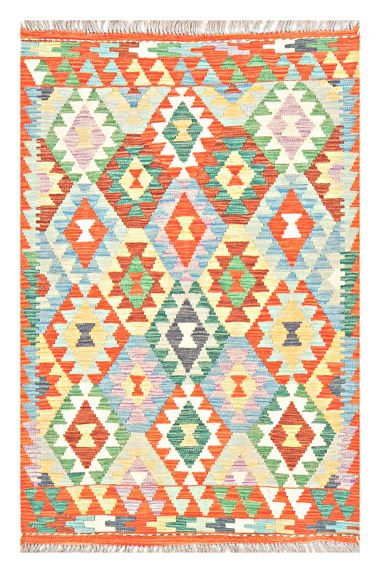 Afghan Kilim - 3x5 ft