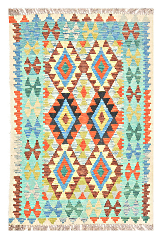 Afghan Kilim - 3x5 ft