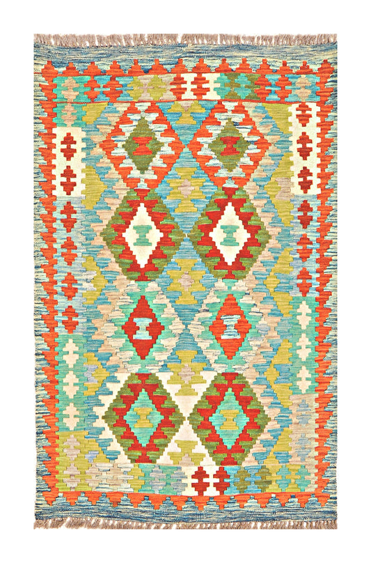 Afghan Kilim - 3x5 ft