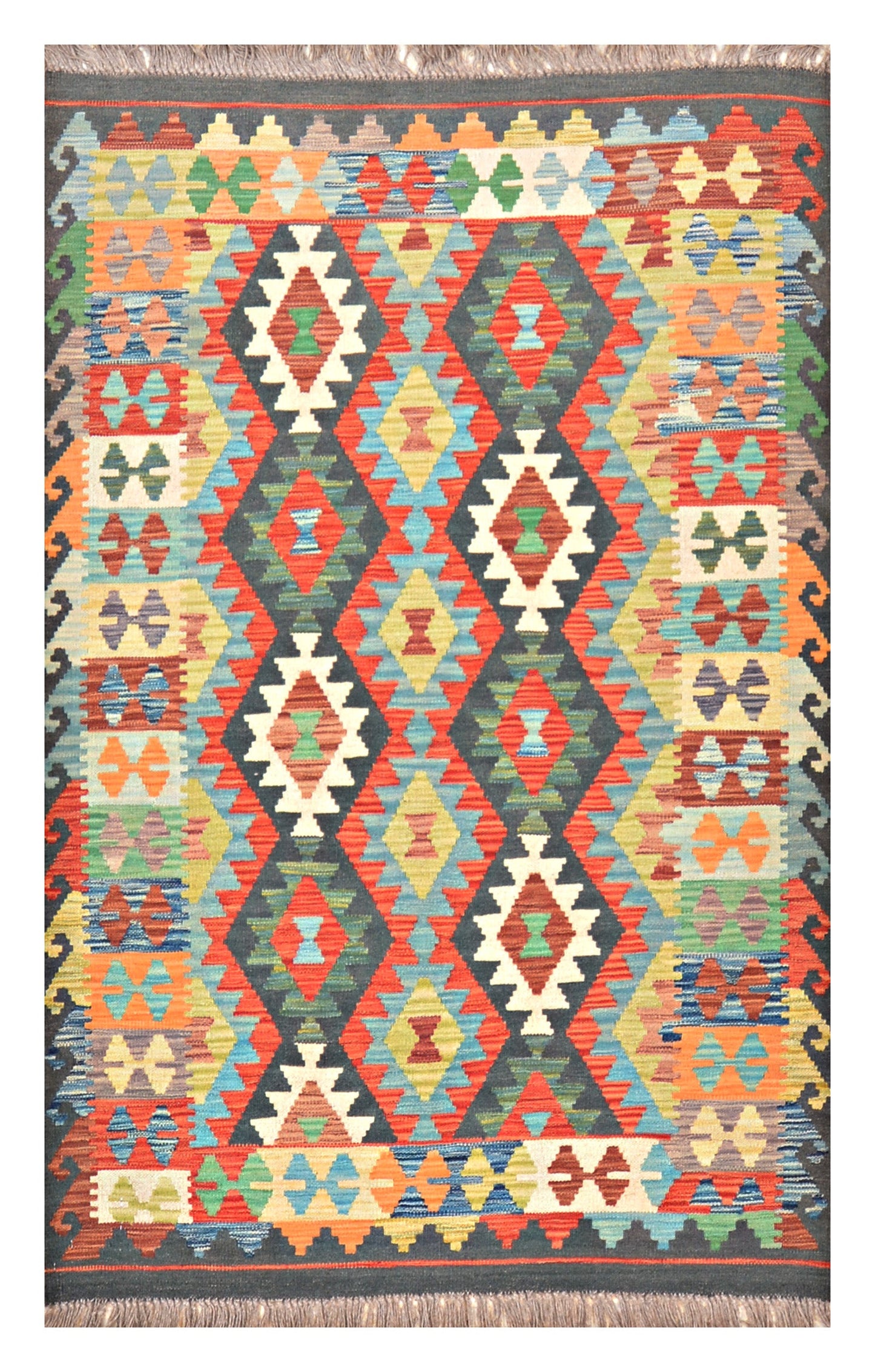 Afghan Kilim - 3x5 ft