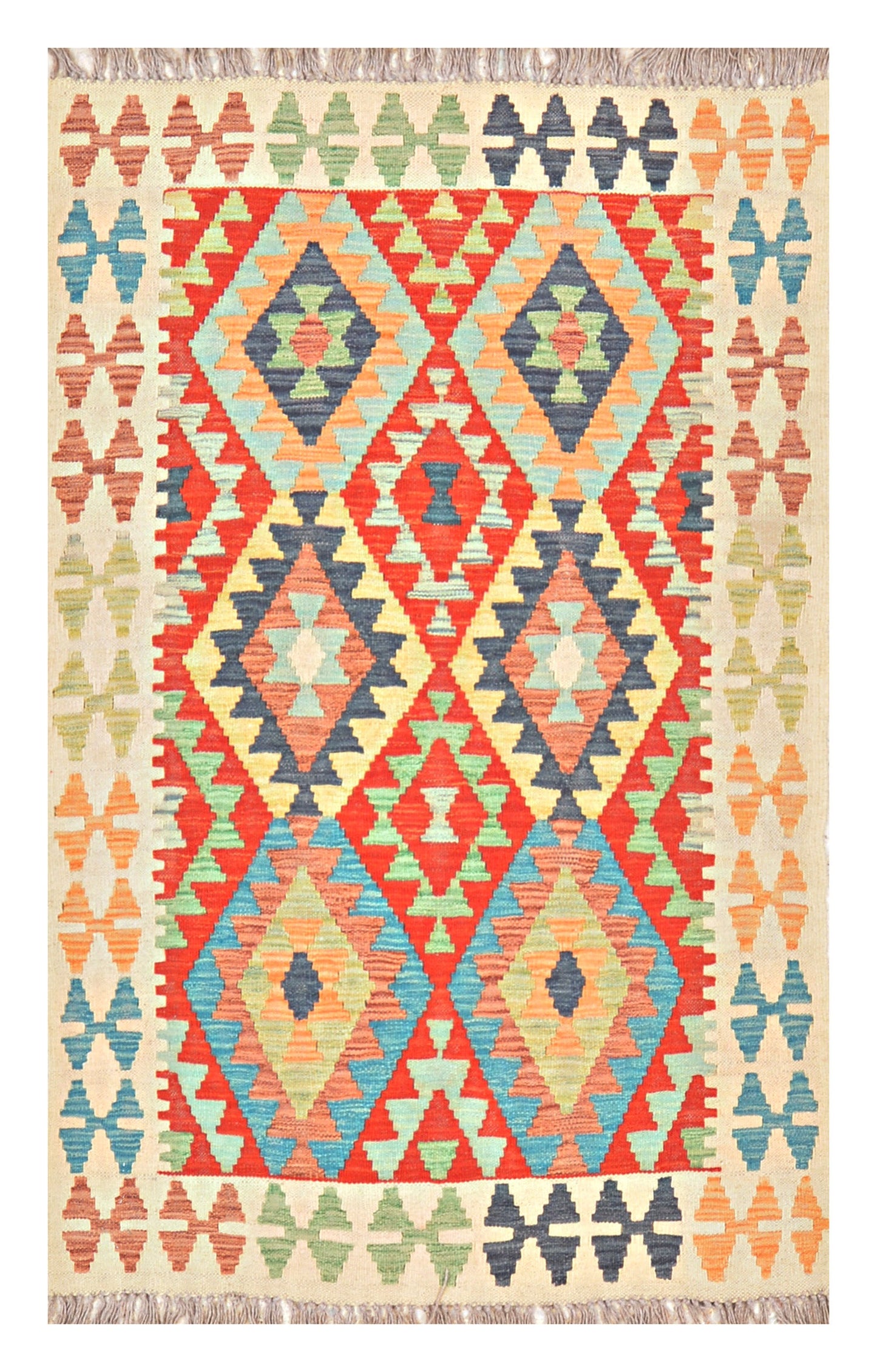 Afghan Kilim - 3x5 ft