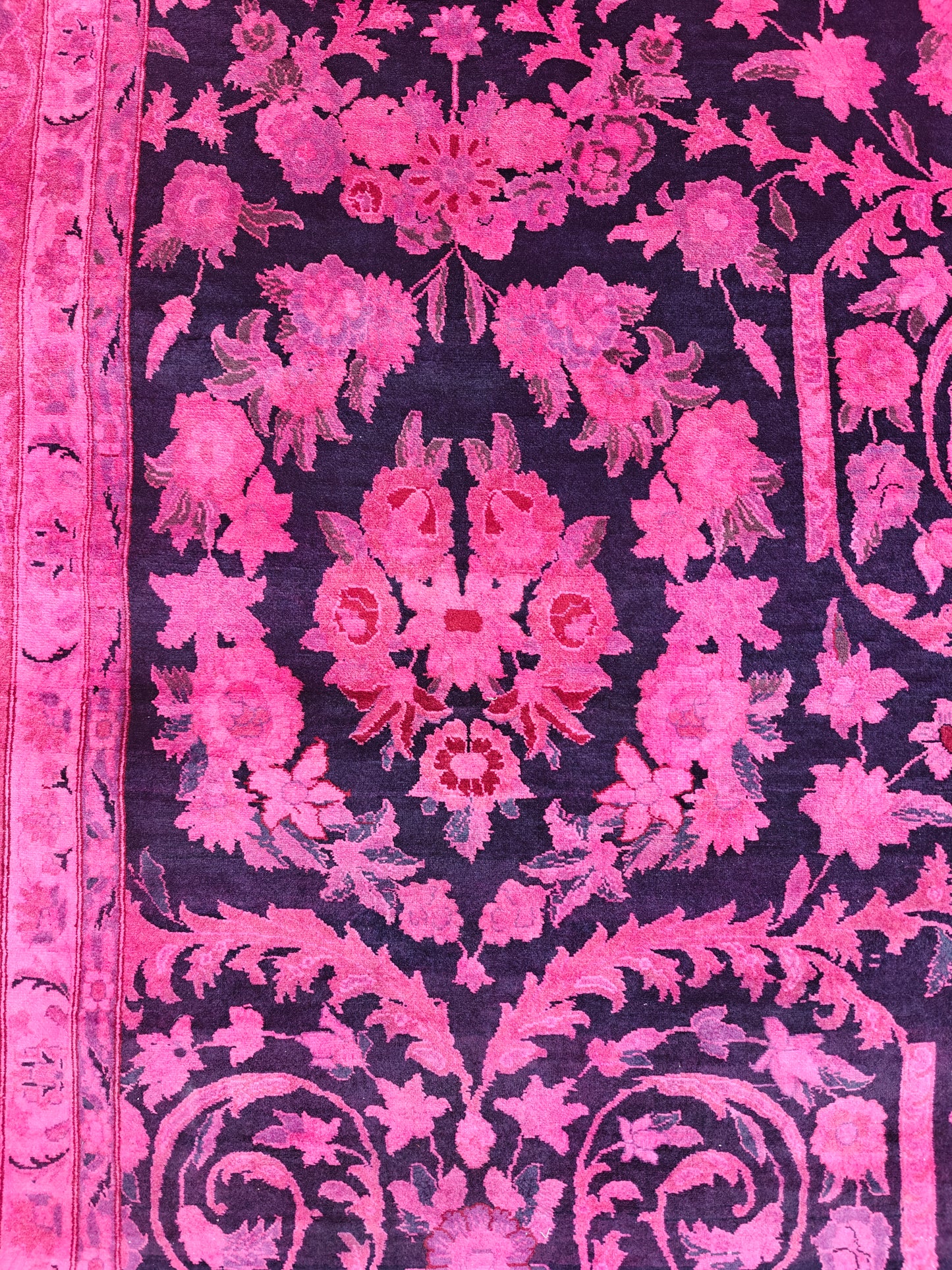 Overdyed Double Knot 9x12 ft
