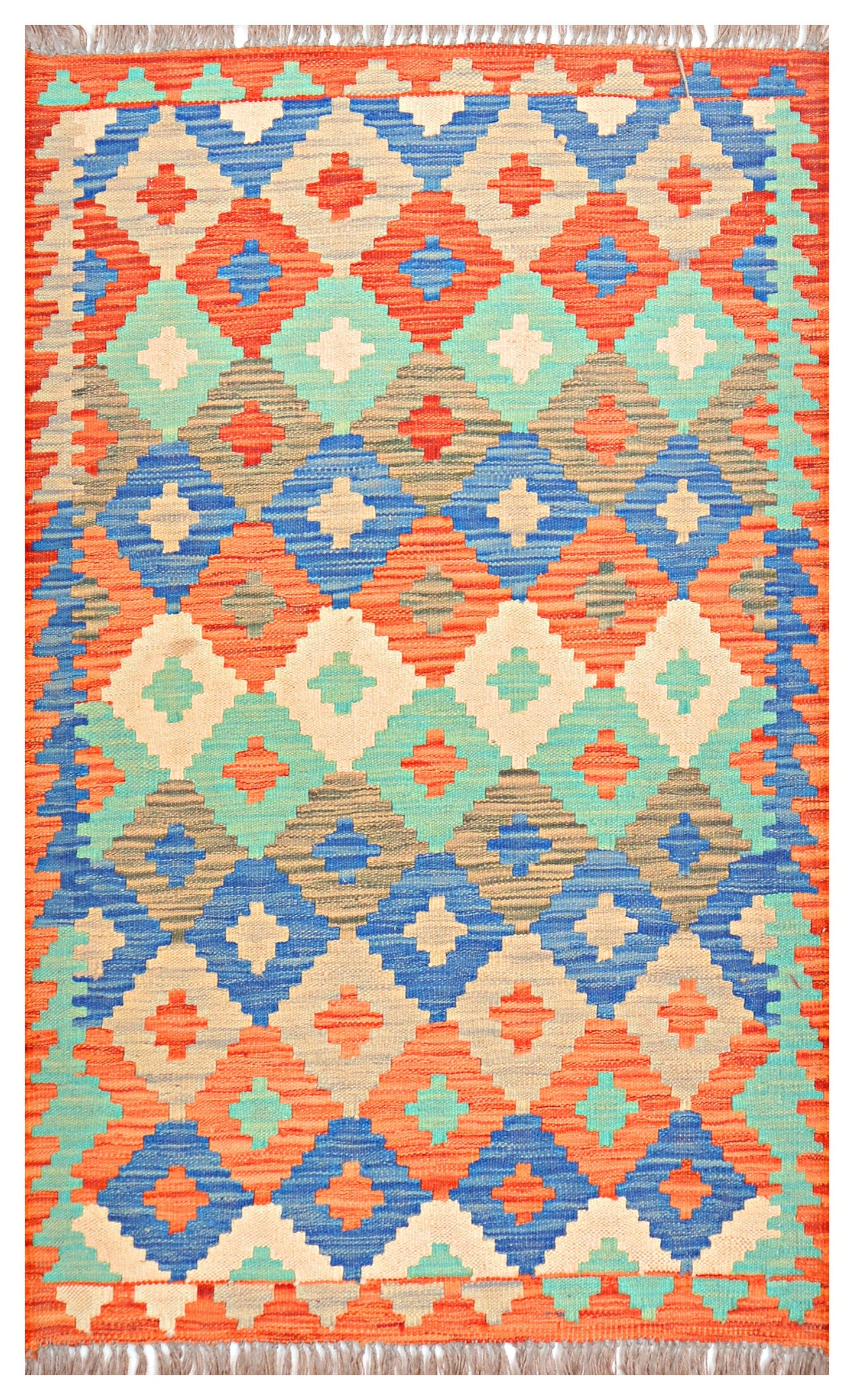 Afghan Kilim - 2.5x4 ft