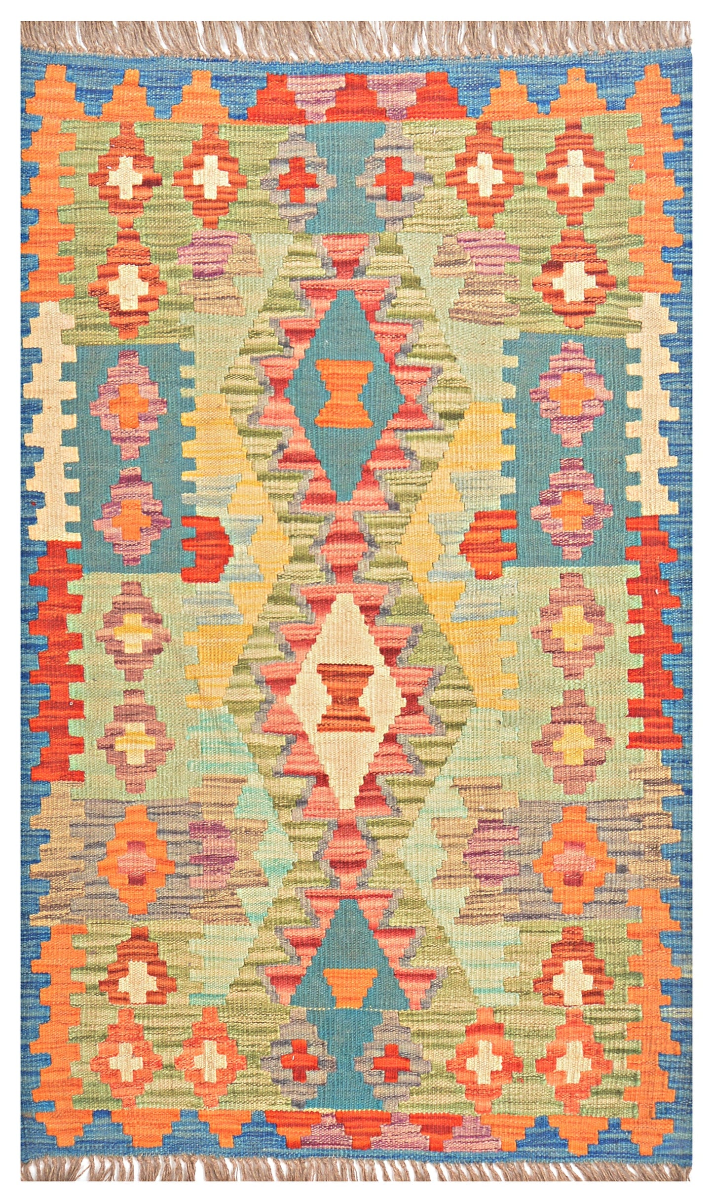 Afghan Kilim - 2.5x4 ft