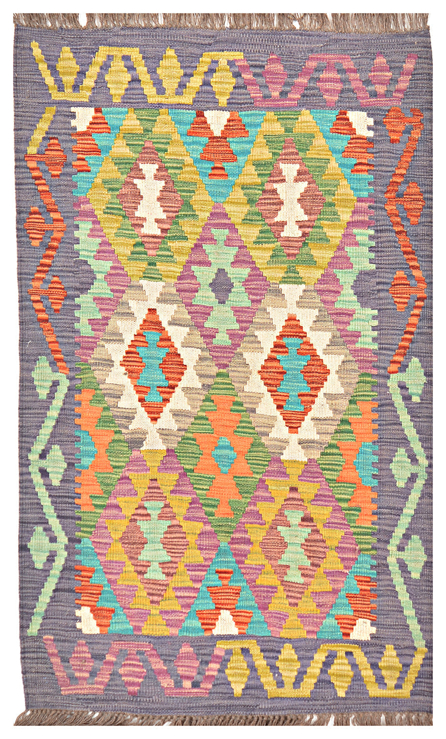 Afghan Kilim - 2.5x4 ft
