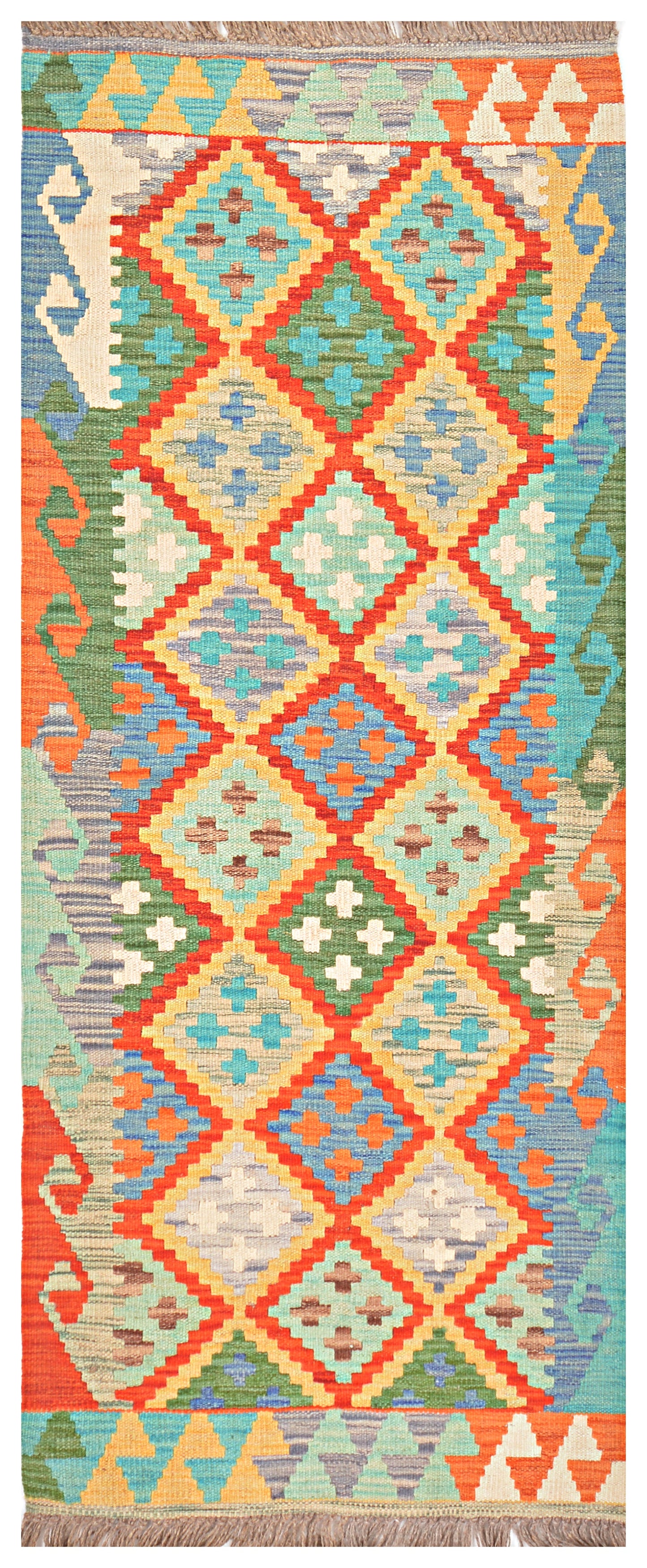 Afghan Kilim - 2x6 ft