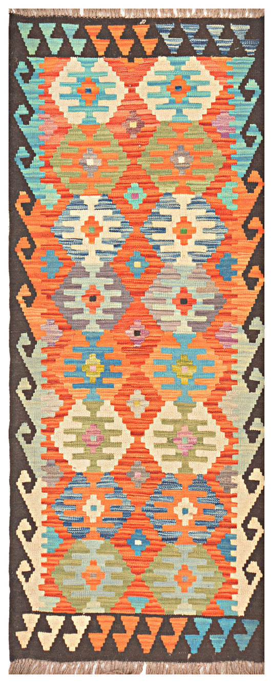 Afghan Kilim - 2x6 ft