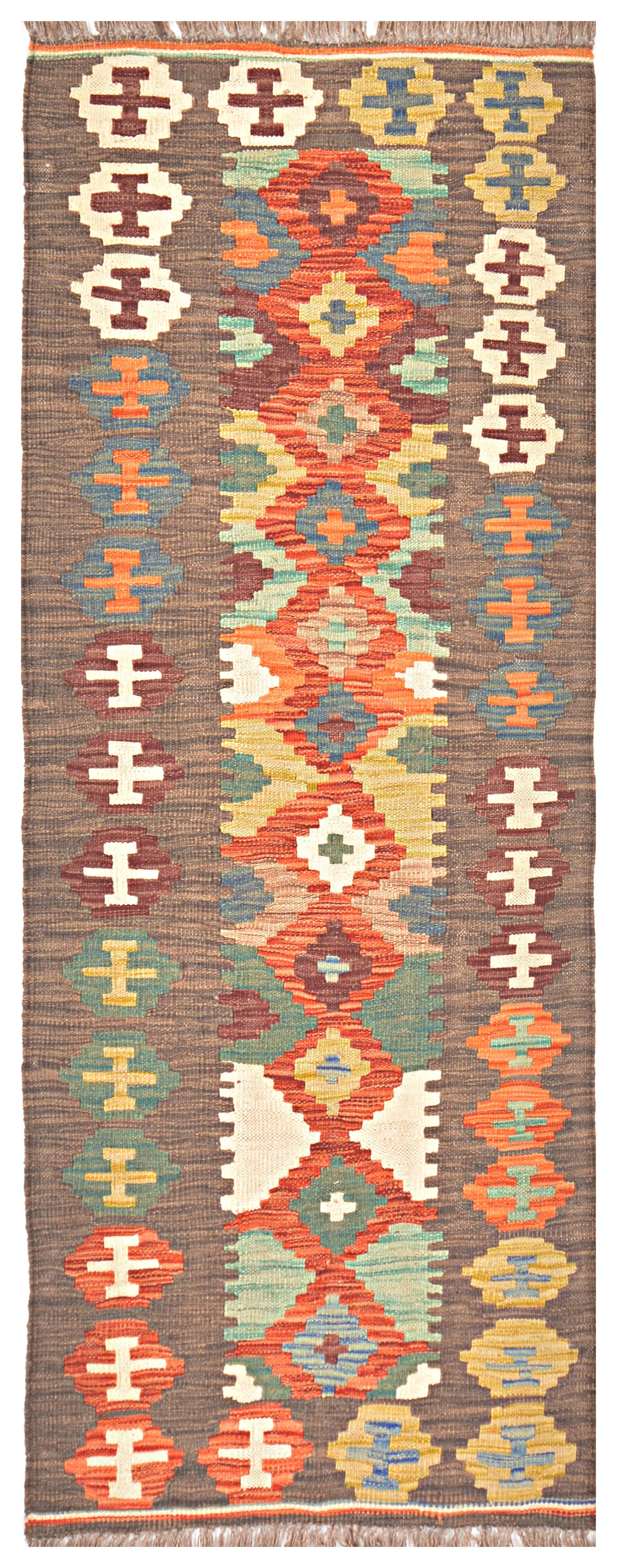 Afghan Kilim - 2x6 ft