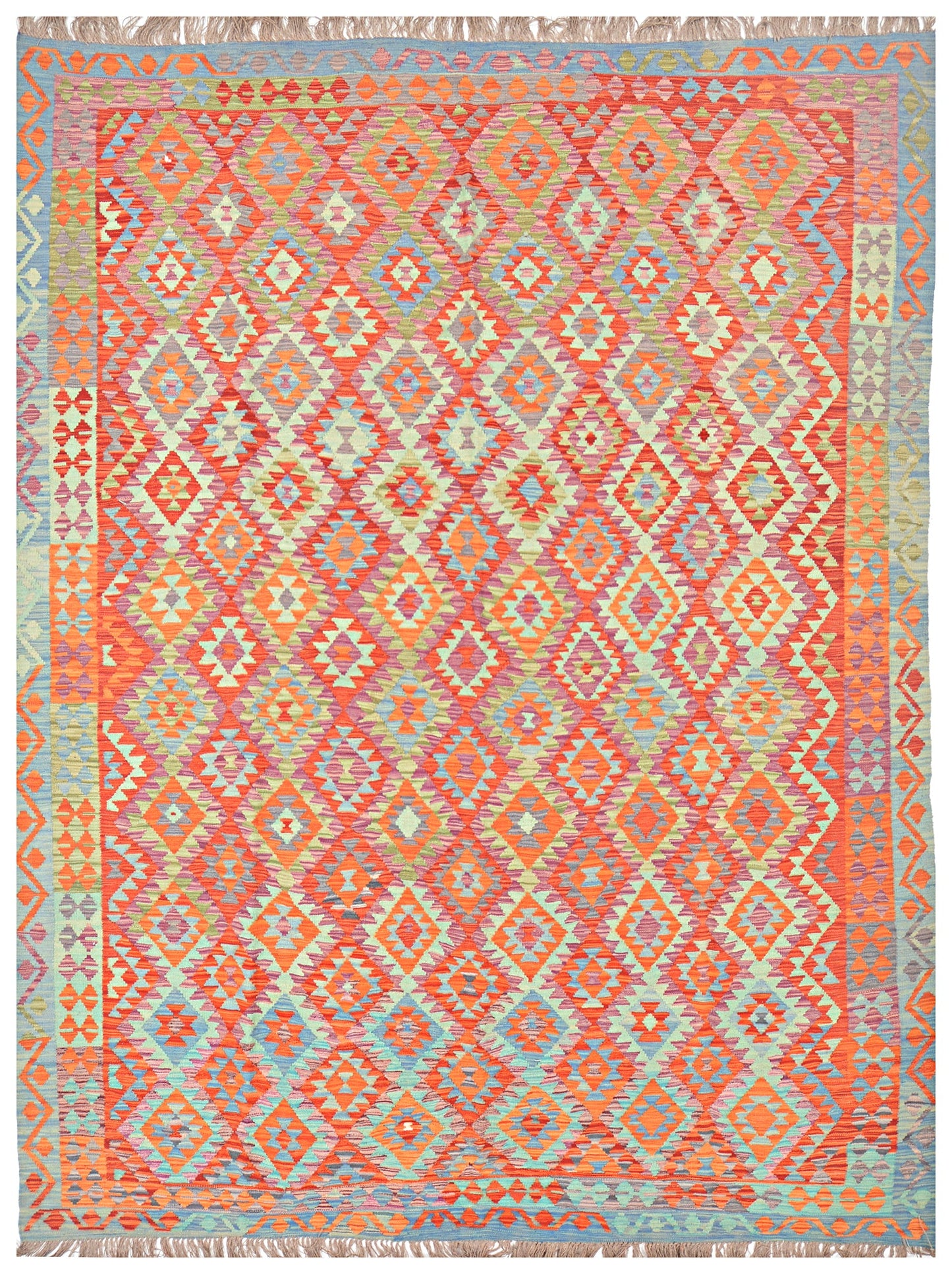 Afghan Kilim - 8x11 ft