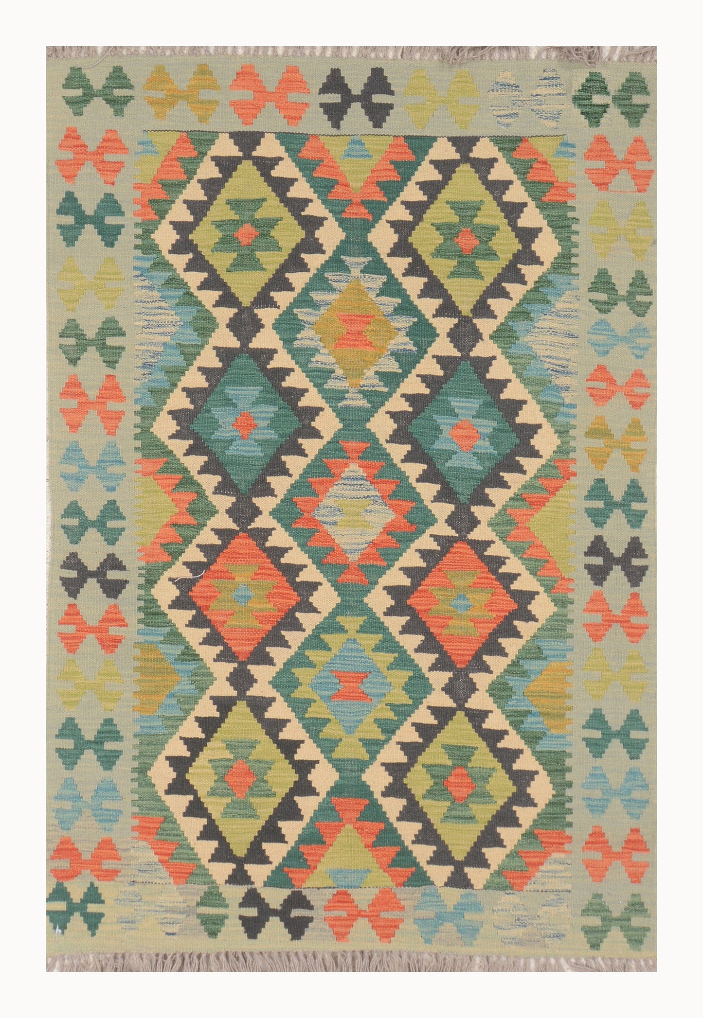 Afghan Kilim - 3x5 ft