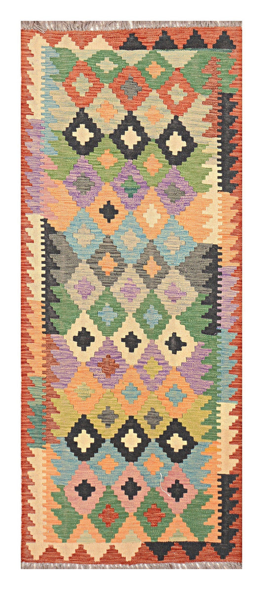 Afghan Kilim - 2x6 ft