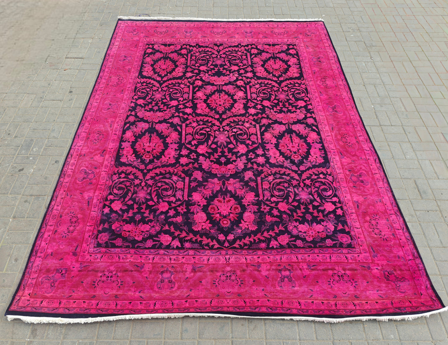 Overdyed Double Knot 9x12 ft