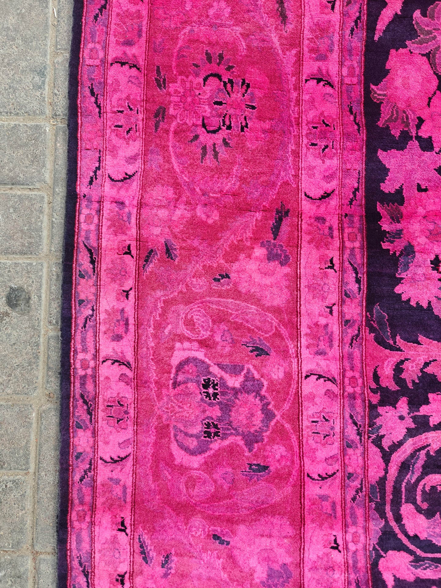 Overdyed Double Knot 9x12 ft