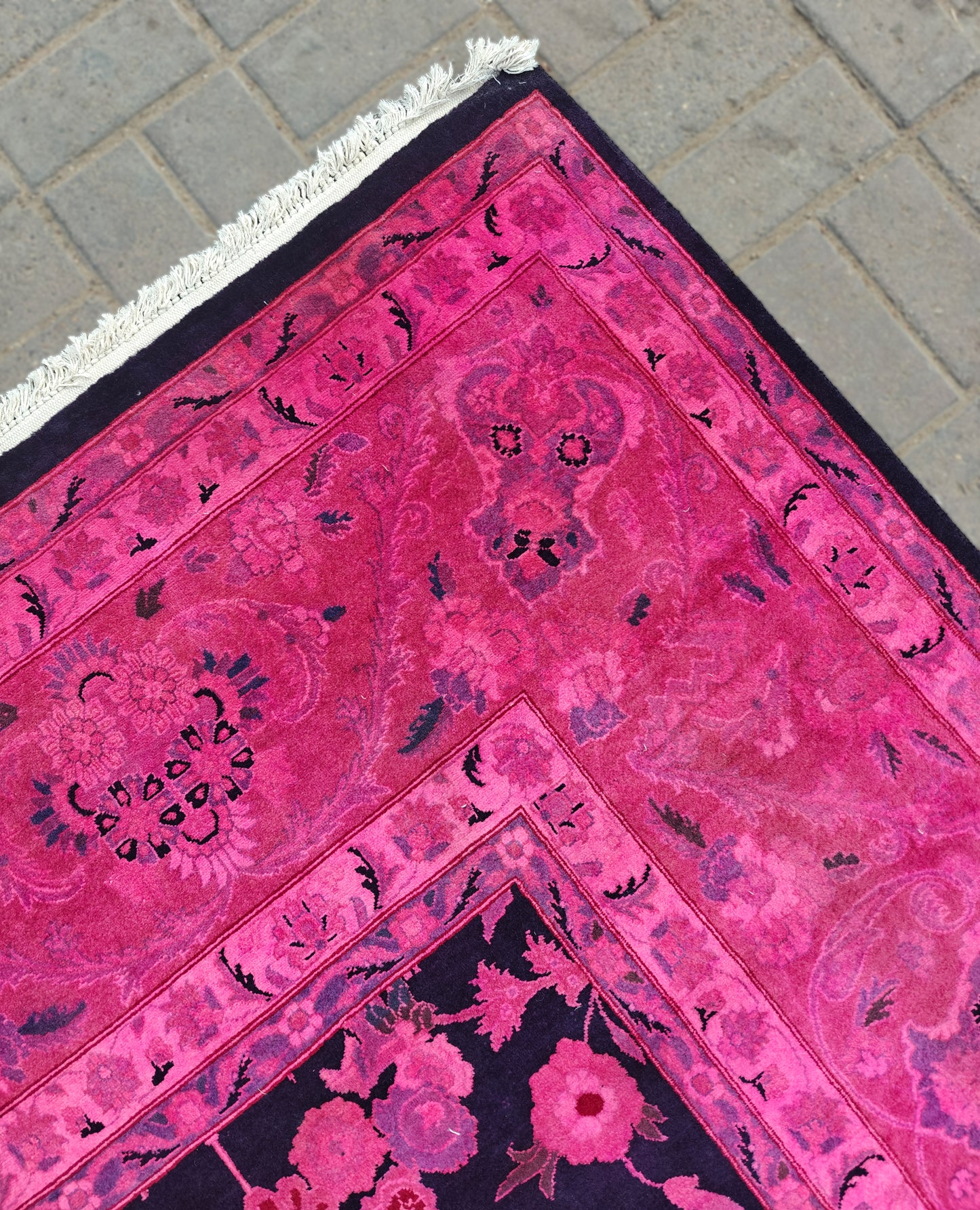Overdyed Double Knot 9x12 ft