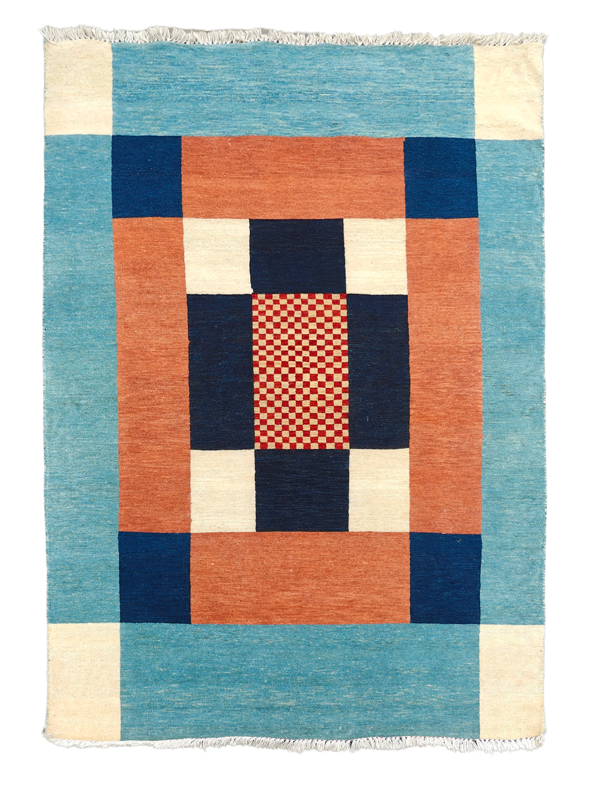 Hand Made Modern Rug - 4x6 ft