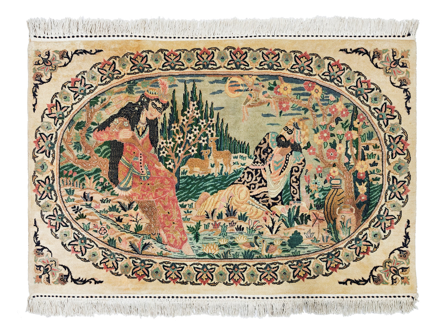 Pictorial Rug Double knot - 2.5x4 ft