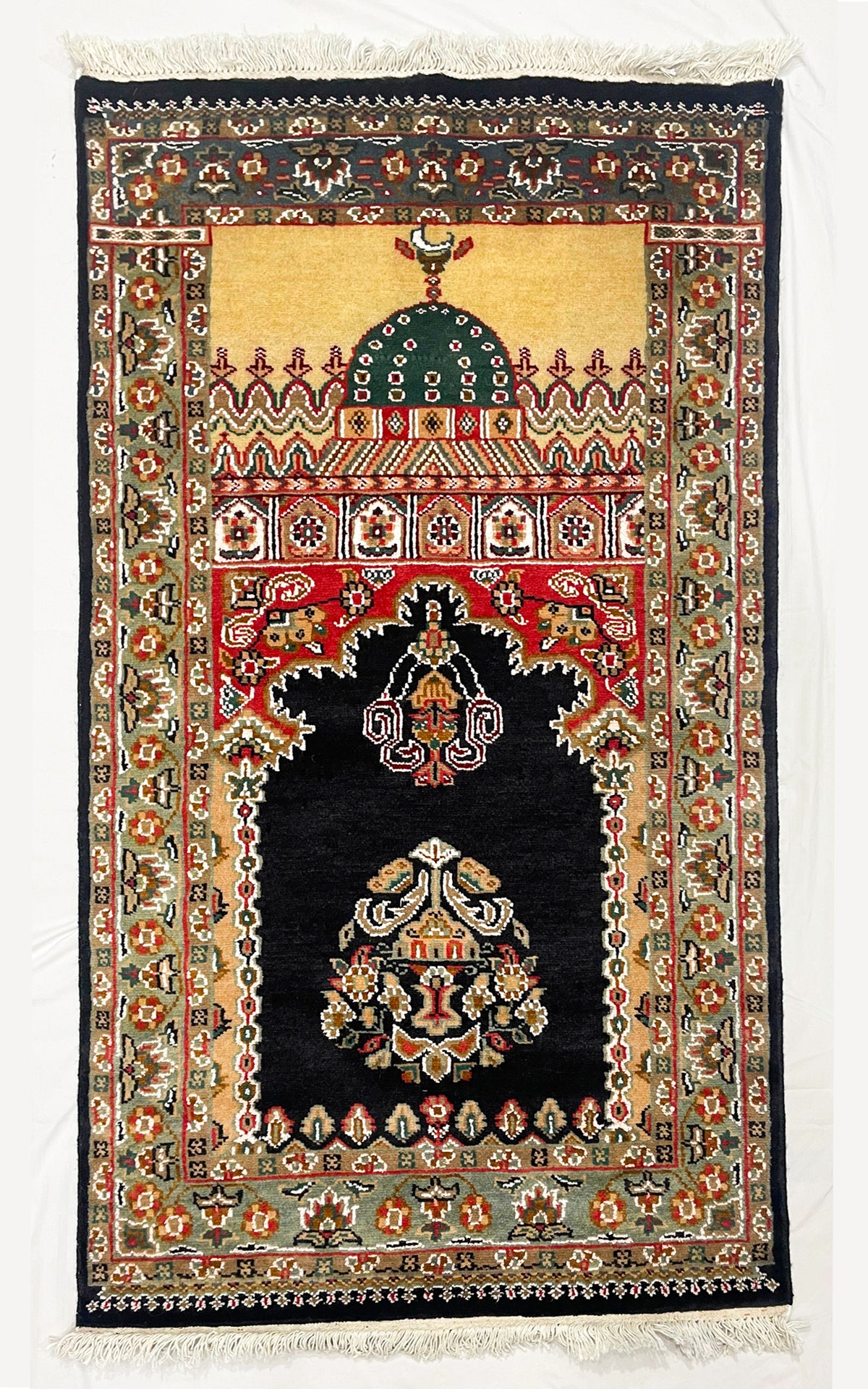 Chinese Prayer Rug Handmade Prayer Rug – Kaku Carpets