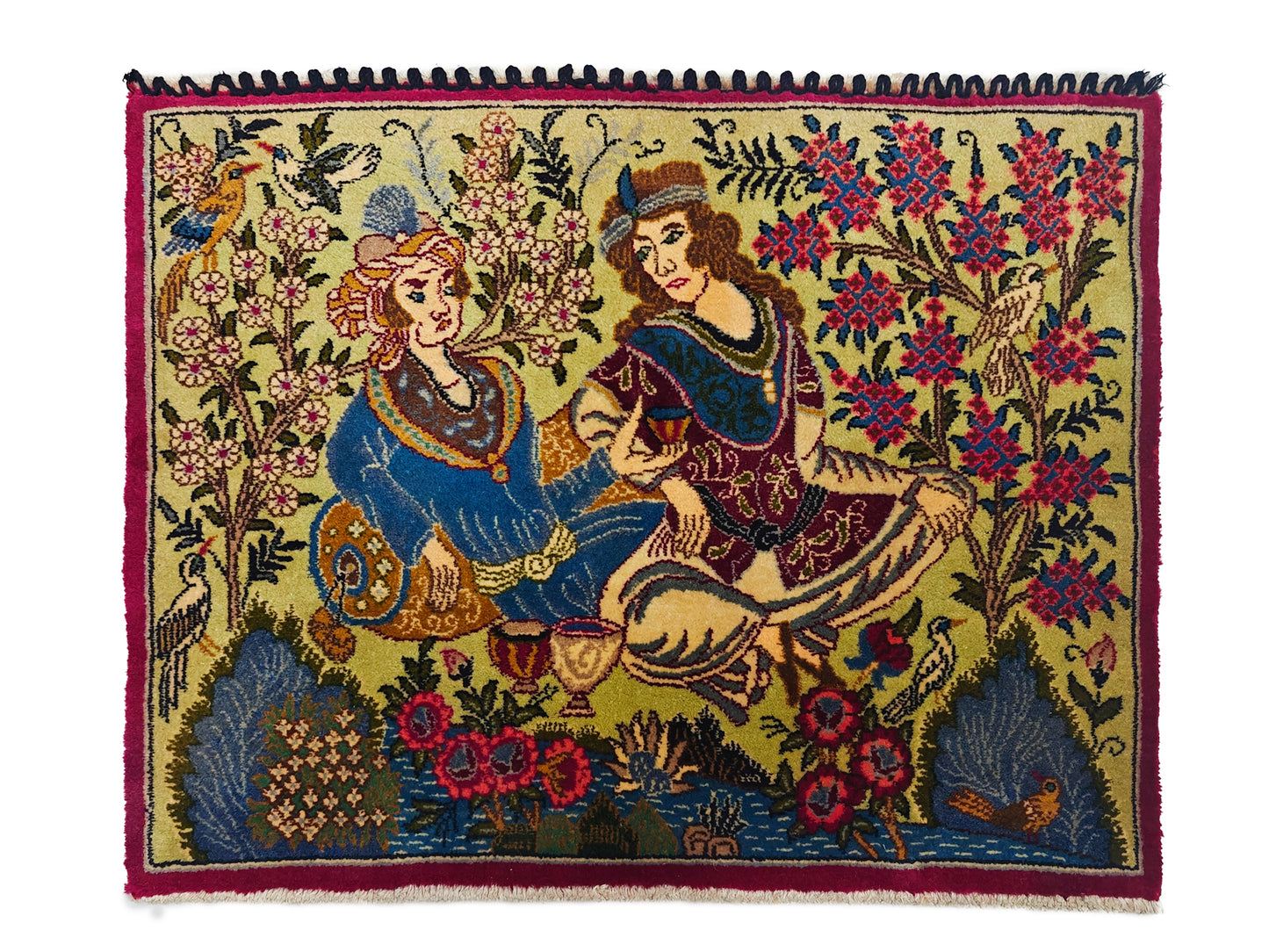 Persian Pictorial Rug - 3x2 ft
