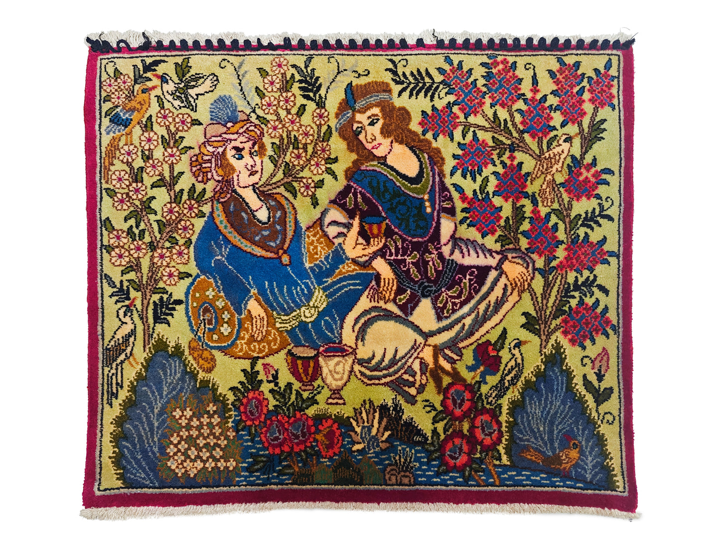 Persian Pictorial Rug - 3x2 ft